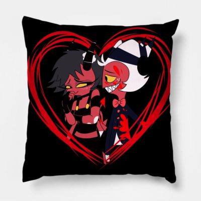 Moxxie And Millie Throw Pillow Official Helluva Boss Merch Store