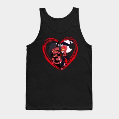 Moxxie And Millie Tank Top Official Helluva Boss Merch Store