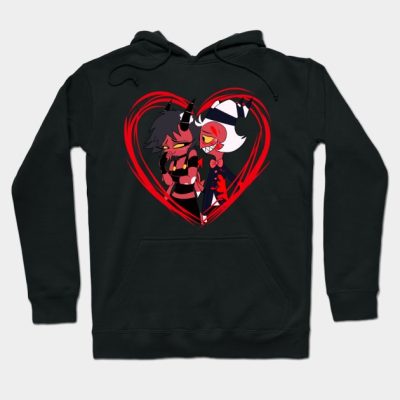 Moxxie And Millie Hoodie Official Helluva Boss Merch Store
