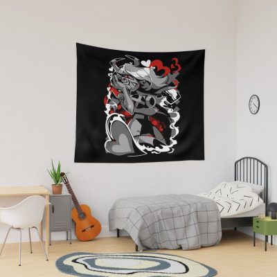 Verosika Mayday Demon Design - Helluva Boss Tapestry Official Helluva Boss Merch Store