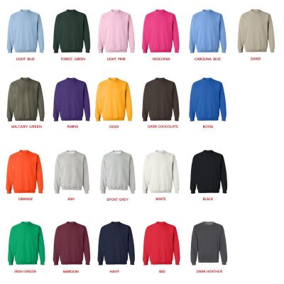 sweatshirt color chart 1 - Helluva Boss Merch Store