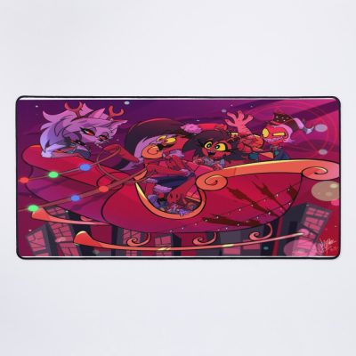 Christmas In The Hell | Helluva Boss Mouse Pad Official Cow Anime Merch