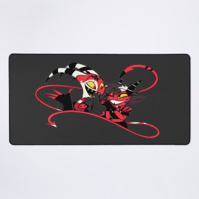 Helluva Boss Millie And Moxxie Mouse Pad Official Cow Anime Merch